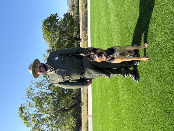 Thomas Cunningham and K-9 Doc